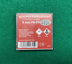 Plynový náboj 9 mm pepř